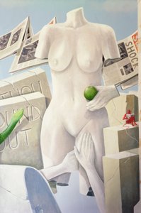 Şehvet, 11. Emrin Yasal Sonuçları (tuval üzerine akrilik) by Lincoln Seligman