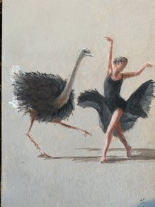 Pas de Deux 4 by Lincoln Seligman