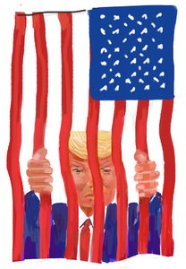 Trump, 2022 (dijital baskı) by Lincoln Seligman