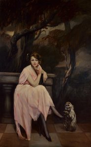Pembe Hanım, 1923. by Lino Selvatico