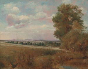Uzakta Harrow ile Hampstead'de Manzara by Lionel Constable