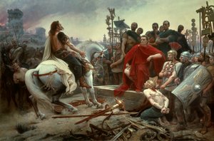 Vercingetorix, Cesar'a gidiyor