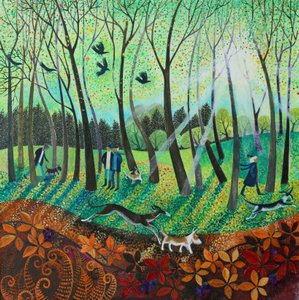 Morning Rays, 2016, (kağıt üzerine akrilik mürekkepler)