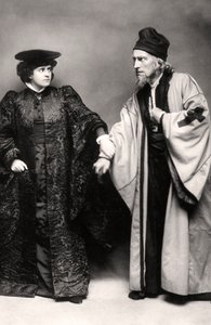 Gertrude Elliott ve Johnston Forbes-Robertson, Venedik Taciri, 20. yüzyılın başlarında.