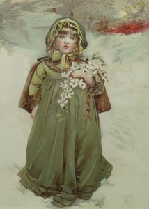 Noel Güllerinden ön kapak, 1880 by Lizzie Mack