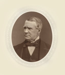 Sir John Hawkshaw bw fotoğraf by Lock and Whitfield
