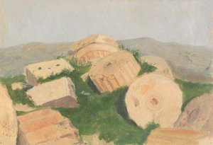 Kırık Sütun, Parthenon, 1869.