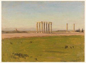 Olympian Zeus Tapınağı kalıntılarının incelenmesi