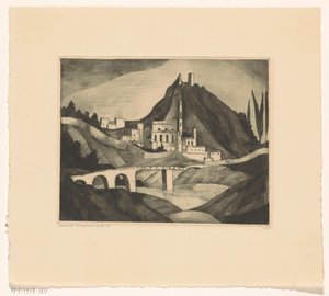Corte I (orijinal başlık) by Lodewijk Schelfhout (signed by artist)