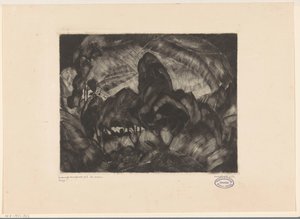 Les Arbres ağaçlarıyla dolu tepelik bir manzara (nesnedeki orijinal başlık) by Lodewijk Schelfhout (signed by artist)
