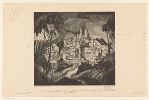 Les Angels II (nesne üzerindeki orijinal başlık) by Lodewijk Schelfhout (signed by artist)