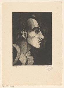 Pierrot I (orijinal başlık) by Lodewijk Schelfhout (signed by artist)