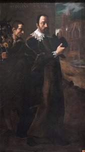 Domenico Lanzoni'nin Portresi (tuval üzerine yağlı boya) by Lodovico (attr. to) Carracci