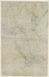 İki çift bacak çalışmaları, c1575-1615 by Lodovico Carracci