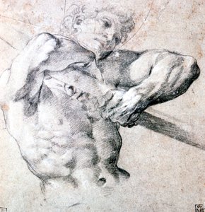 Bir Figürün Çalışması, c1575-1619 by Lodovico Carracci
