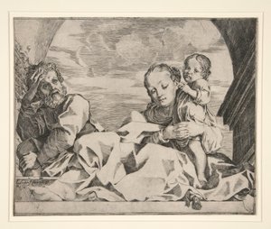 Kutsal Aile by Lodovico Carracci