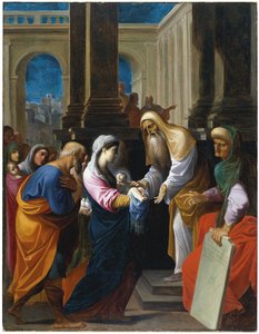Tapınaktaki Sunum by Lodovico Carracci