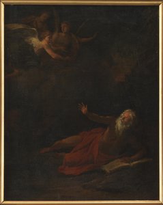 Aziz Jerome'un Vizyonu by Lodovico Carracci