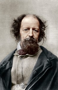 Alfred, Lord Tennyson, Birleşik Krallık şairi, c1867.