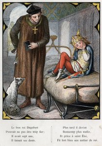 Popüler şarkı “The Good King Dagobert” için Lorenz Frolich (1820-1908) tarafından yapılan illüstrasyon. Baskı J. Hetzel. 1880 civarında. (Diş ağrısı) by Lorens Frolich