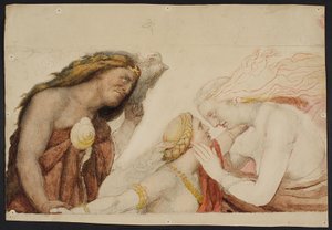 Hagbard ve Signe by Lorenz Frølich