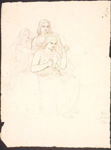 Nana, Balder ve Frigga by Lorenz Frølich