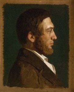 Ressamın Portresi P.C. Skovgaard by Lorenz Frølich