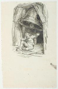 Klokkedybet taslağı by Lorenz Frølich