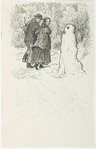 Kardan Adam için taslak çizim by Lorenz Frølich