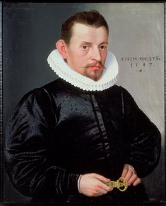 Ruff giyen genç bir beyefendinin portresi, 1587