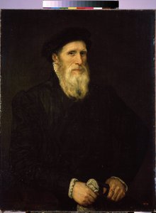""Yaşlı bir adamın portresi" (Yaşlı bir adamın portresi) Lorenzo Lotto