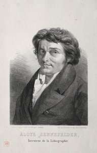 Aloys Senefelder. by Lorenzo II Quaglio
