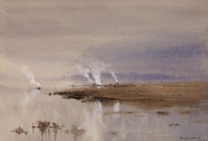 Potomac üzerine eskiz, 1883. by Lorenzo J. Hatch
