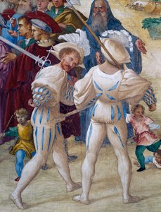 Aziz Barbara Şehitliği, Aziz Barbara Hikayelerinden detay by Lorenzo Lotto