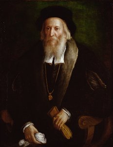 Bir Beyefendinin Portresi, olduğu söylenen Sebastian Cabot (c.1475-1557) by Lorenzo Lotto