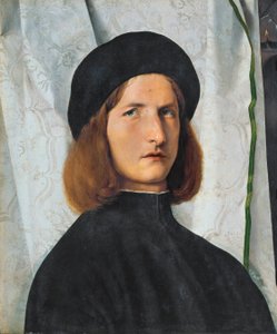 Lambalı genç adamın portresi, 1508 by Lorenzo Lotto