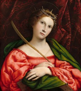 Aziz Catherine, 1522. by Lorenzo Lotto