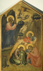 Bahçede ıstırap, yazan Lorenzo Monaco (yaklaşık 1370-1425) by Lorenzo Monaco
