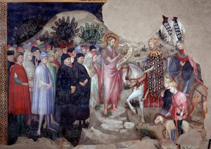 Vaftizci Yahya vaazı (Fresco by Lorenzo Salimbeni