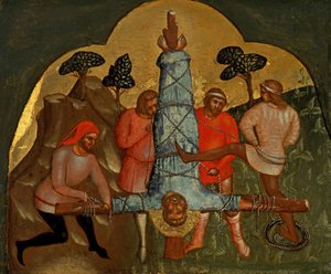 Peter Predella Panelinin Çarmıha Gerilmesi, yaklaşık 1370.