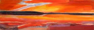 Phoenix Rising, 2014, gesso panelinde yağ ve gomalak