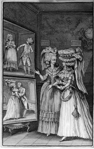 Nicolas Edme Restif de La Bretonne “Les Parisiennes”” kitabı için Louis Binet (1744-1800) veya Modern Moors