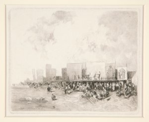 Köy Fuarı by Louis Adolphe Hervier