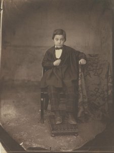 genç bir çocuk portresi by Louis Adolphe Humbert de Molard