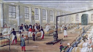 Val-de-Grace Askeri Hastanesi, Paris, 1854 by Louis Amable Crapelet
