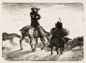 Don Kişot ve Sancho Panza by Louis Anquetin