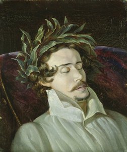 Ressam Erwin Speckler ölüm döşeğinde by Louis Asher