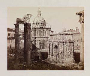 Roma Forumu by Louis Auguste Bisson