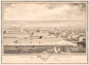 Kopenhag Sarayı Christiansburg by Louis Auguste Le Clerc
