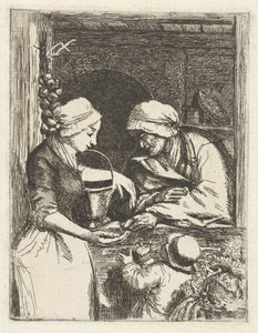 sebze satıcısı by Louis Bernard Coclers